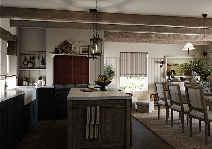 The British Stripe Co. Mary, Teignbridge No.2 - Roman Blind - Image 6